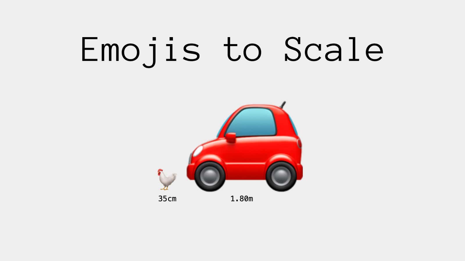 Emoji to Scale